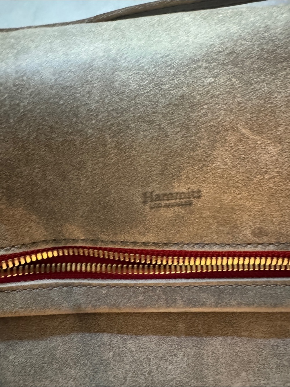 Hammitt Suede Crossbody with Gold Hardware - Picture 2 of 5